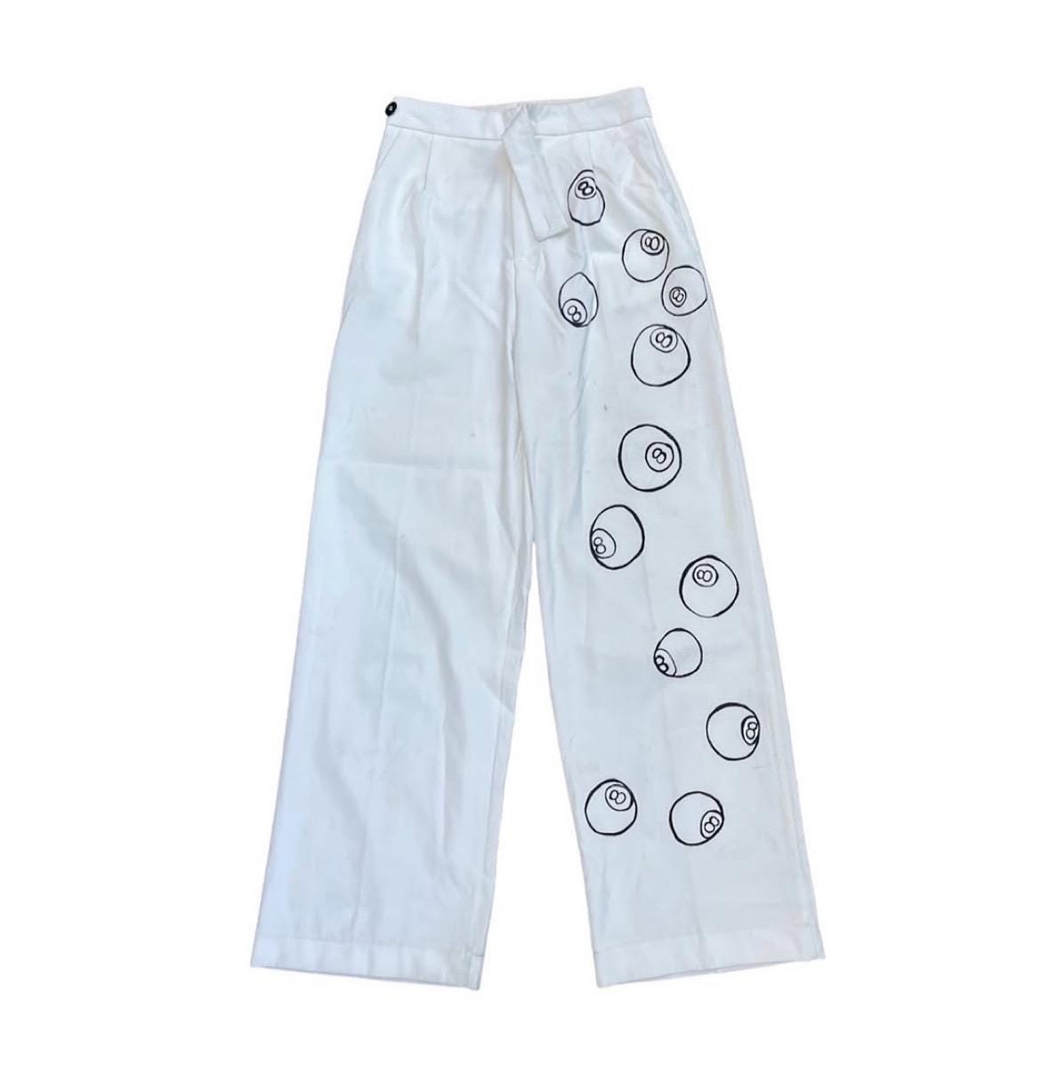 handpained custom carpenter pants