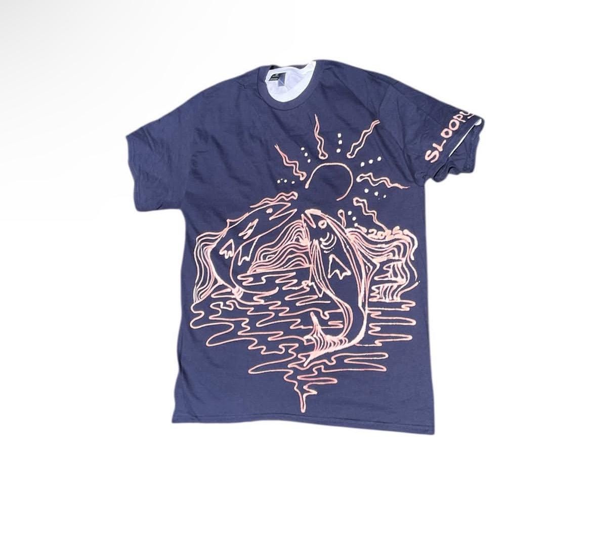Custom fish tee