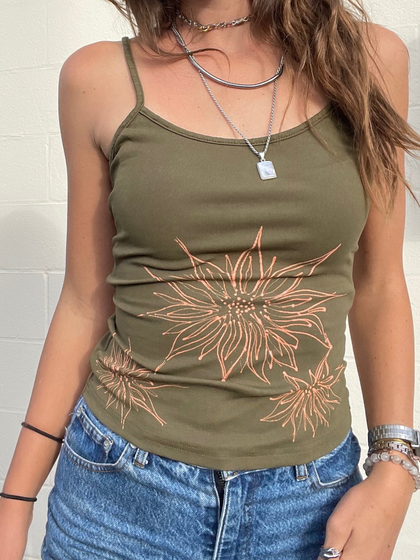 .Triple spiral flower tank