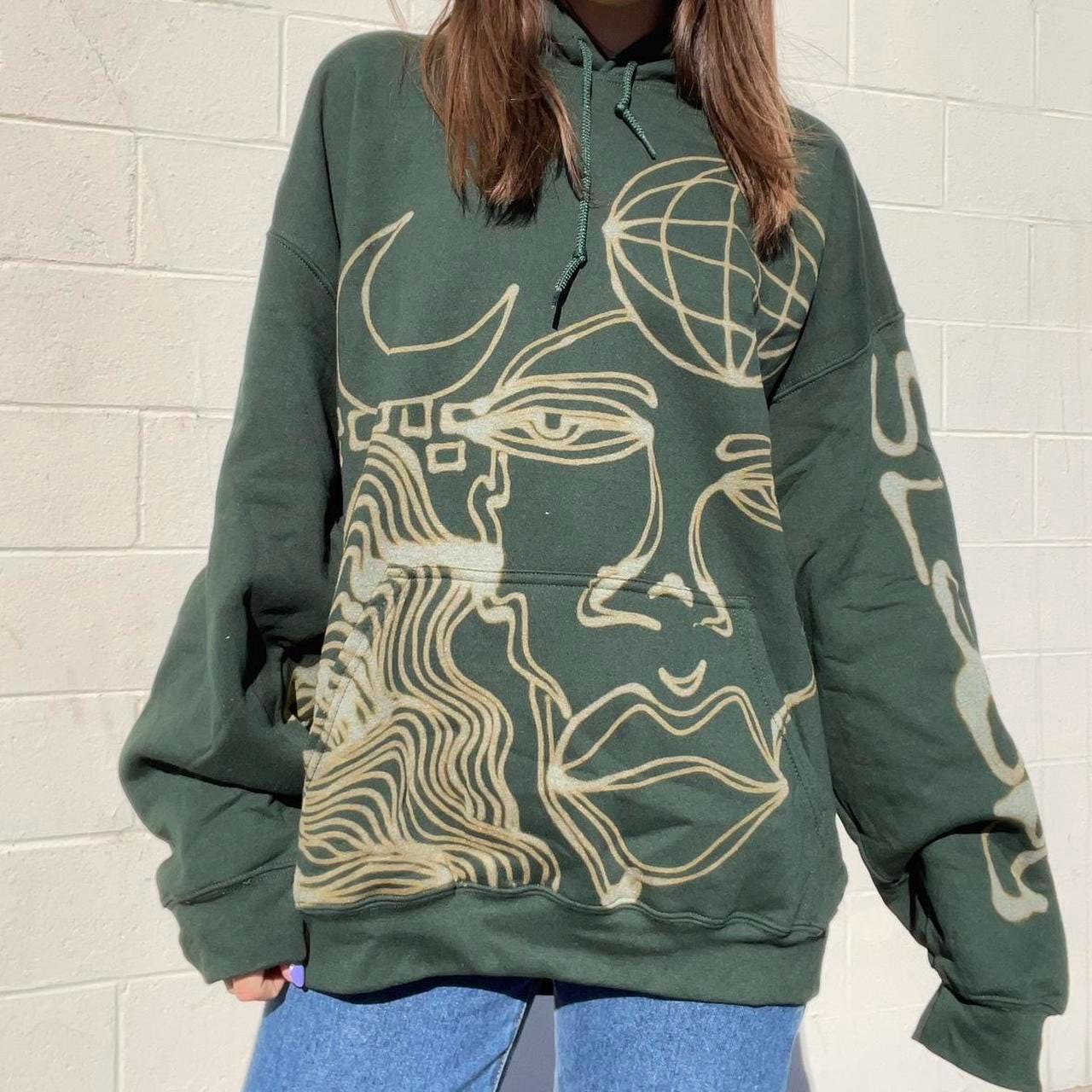 Celestial sun and moon hoodie
