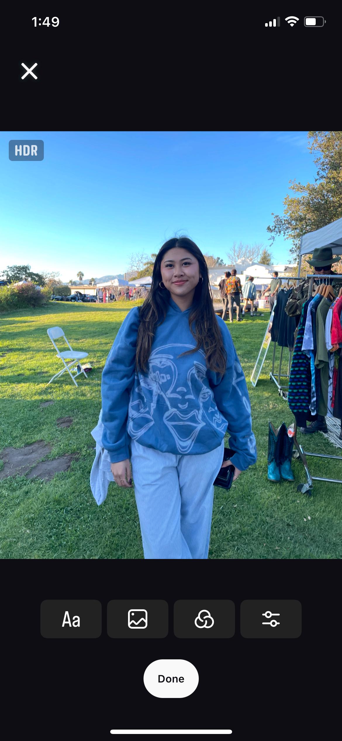 Handmade and one of a kind funky one line faces faces, trippy topographic/ pinstripe/floral abstract pattern cozy hoodie in navy and grey