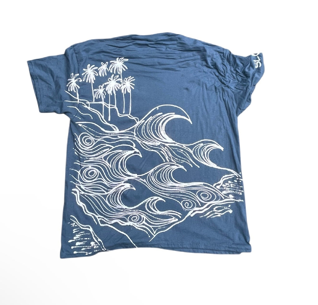 .Coastal surf graphic tee