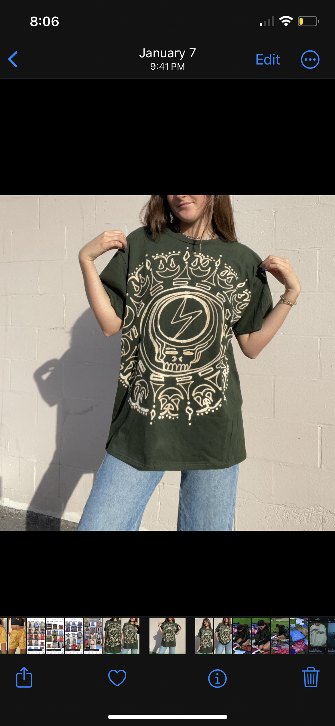 Grateful Dead mandala tee