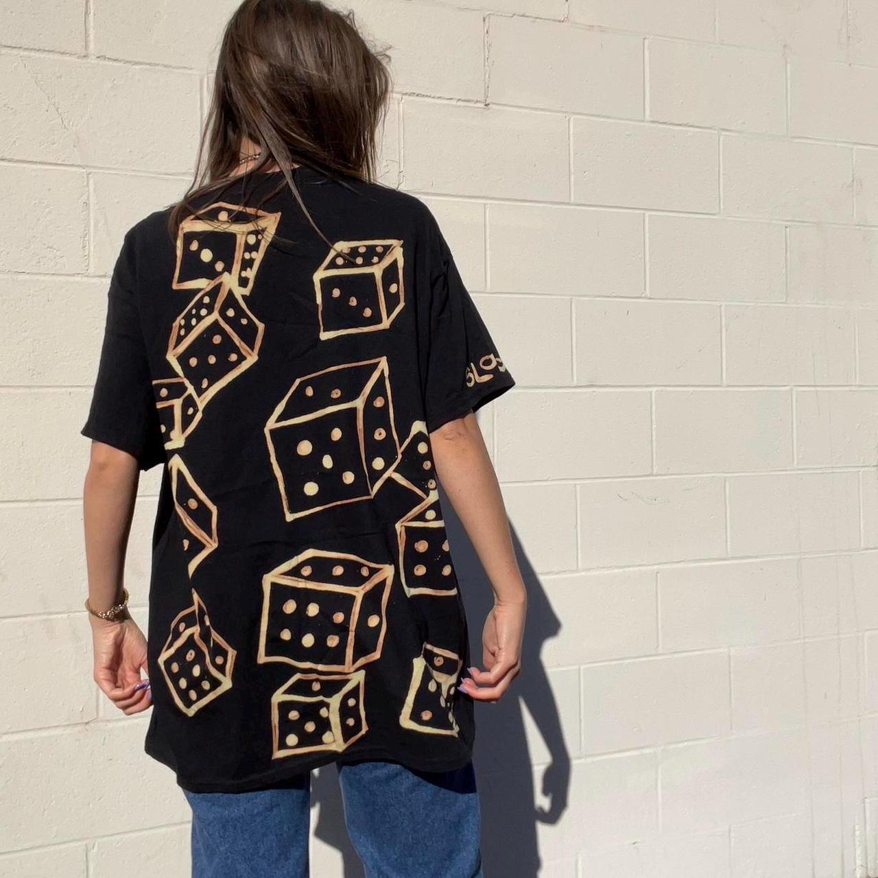Trippy dice oversized tee