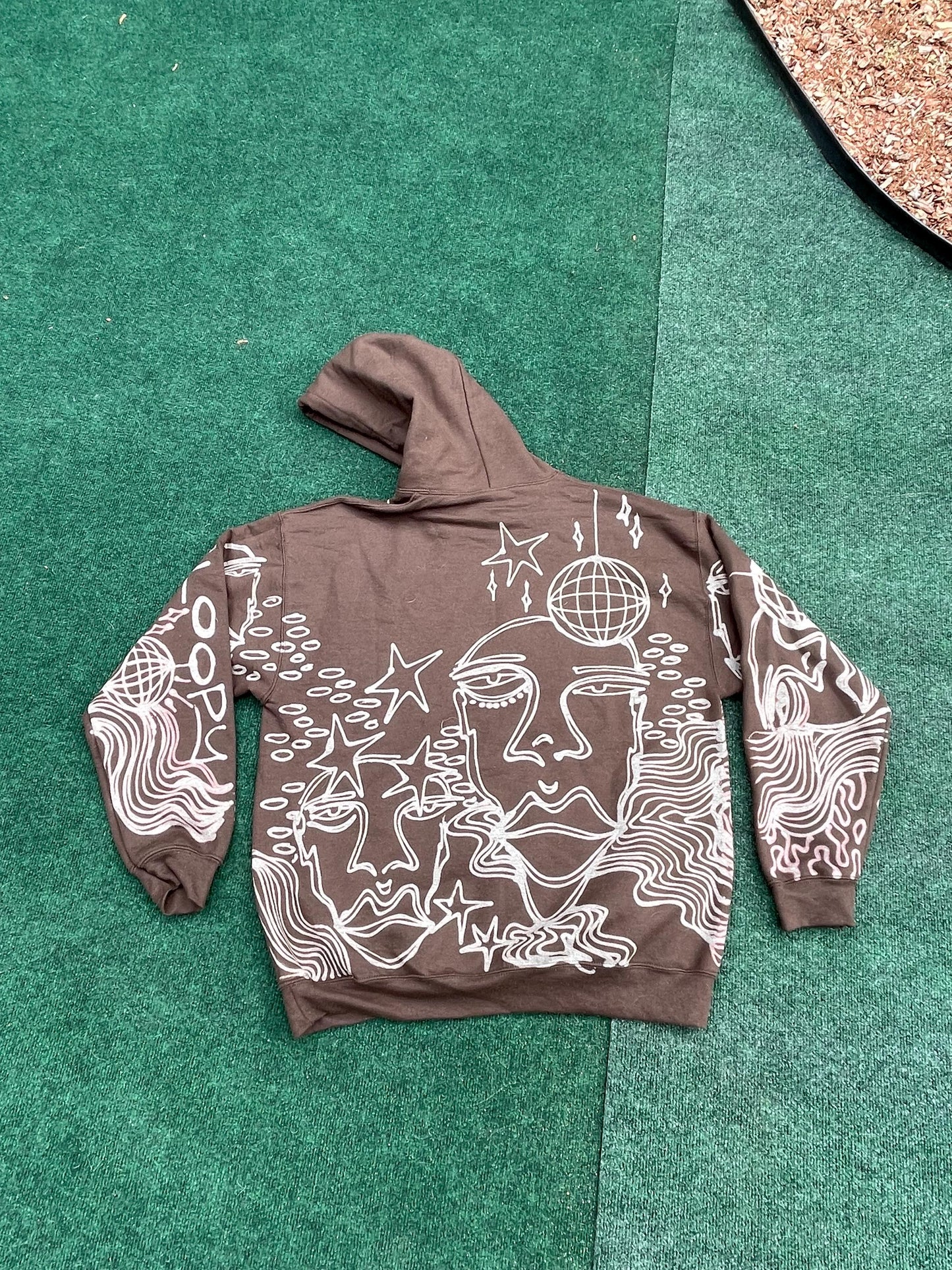 Psychedelic disco hoodie/sweatsuit