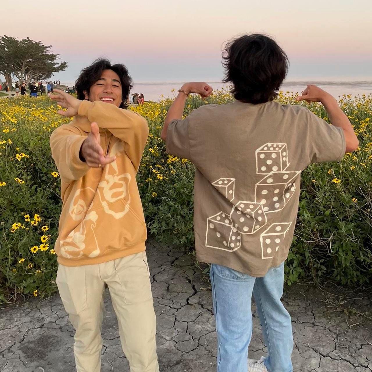 Oversized Dice tee