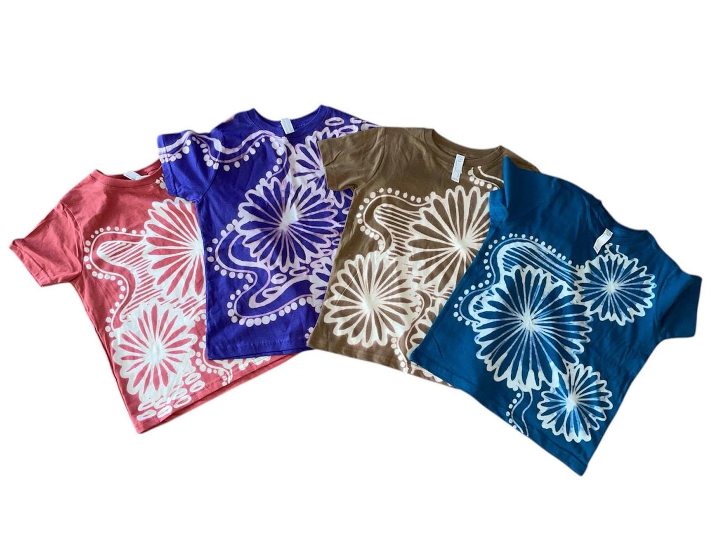 Celestial floral baby tee