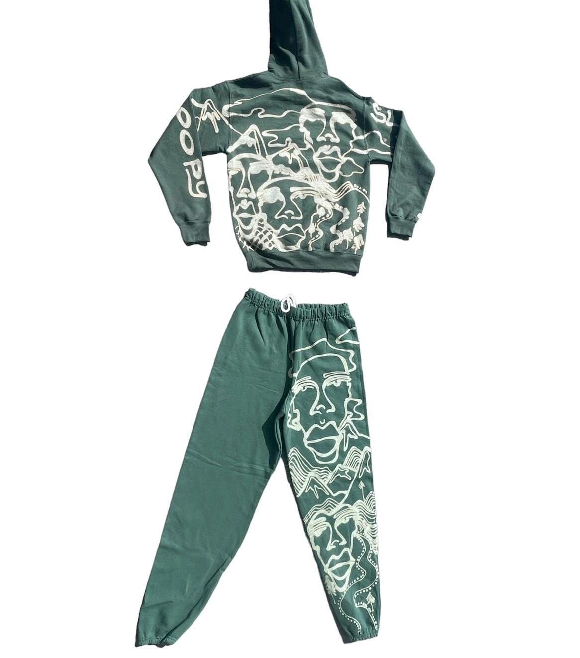 Psychedelic disco hoodie/sweatsuit