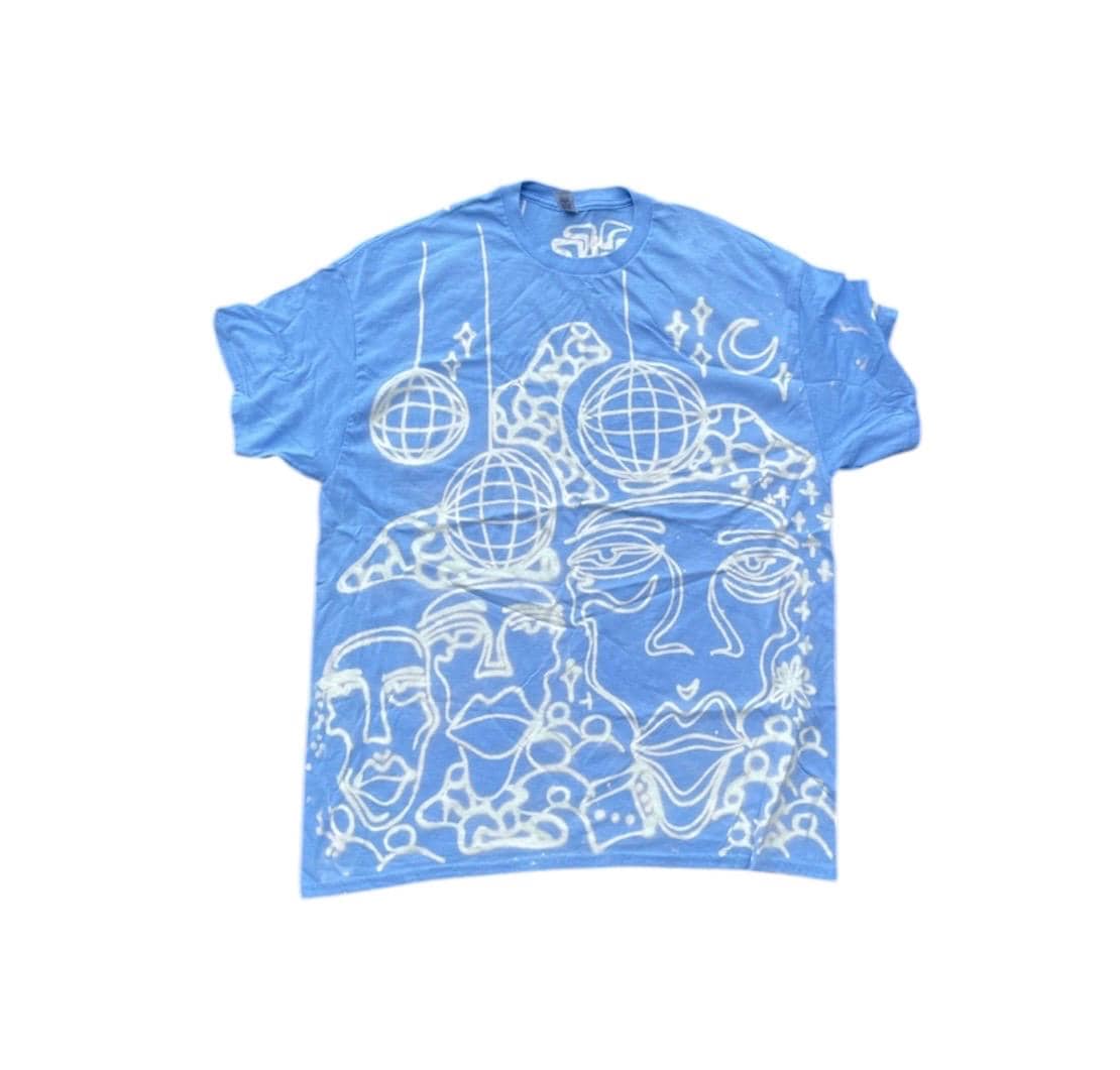 Psychedelic rave graphic tee