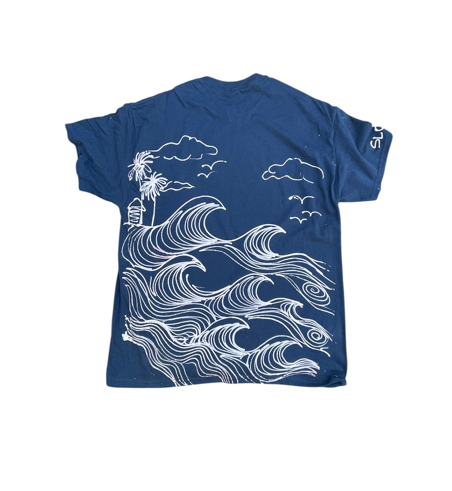 .Barreling Waves surf inspired tee