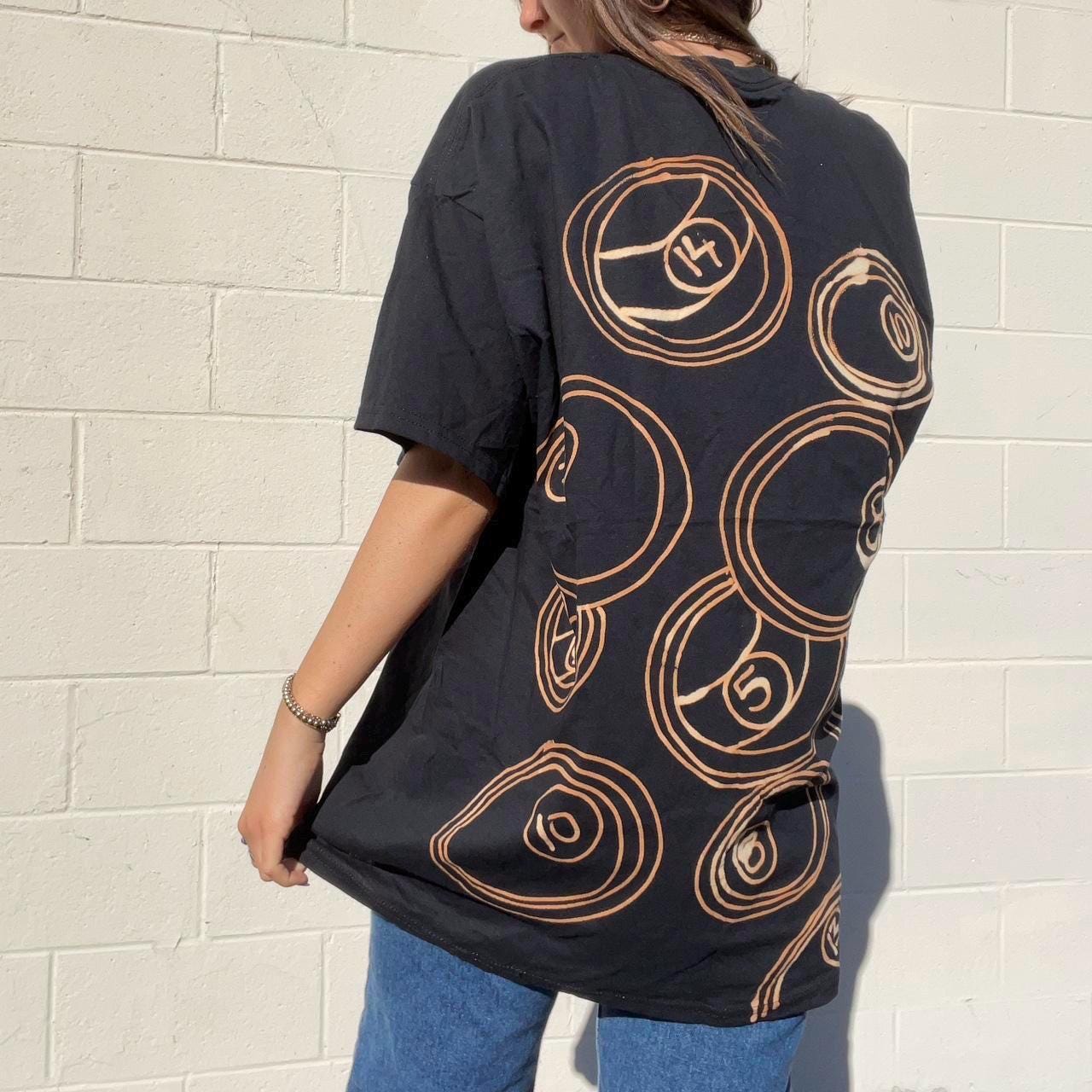 Custom 8 ball graphic tee