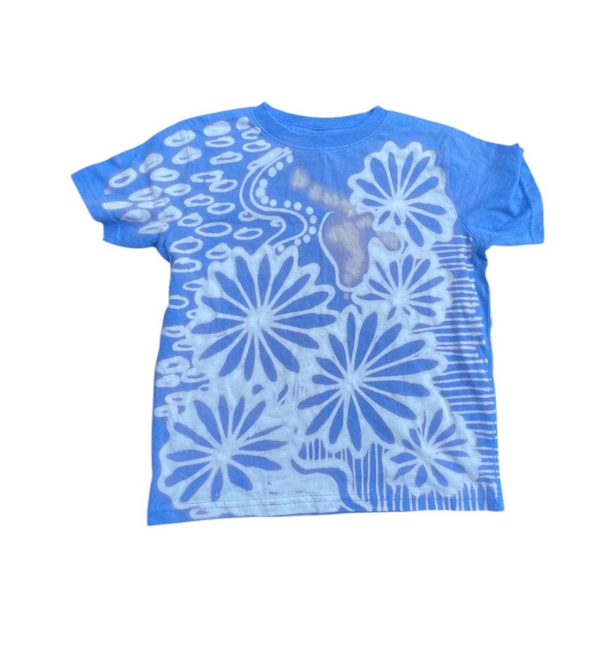 Ditsy off the shoulder floral baby tee