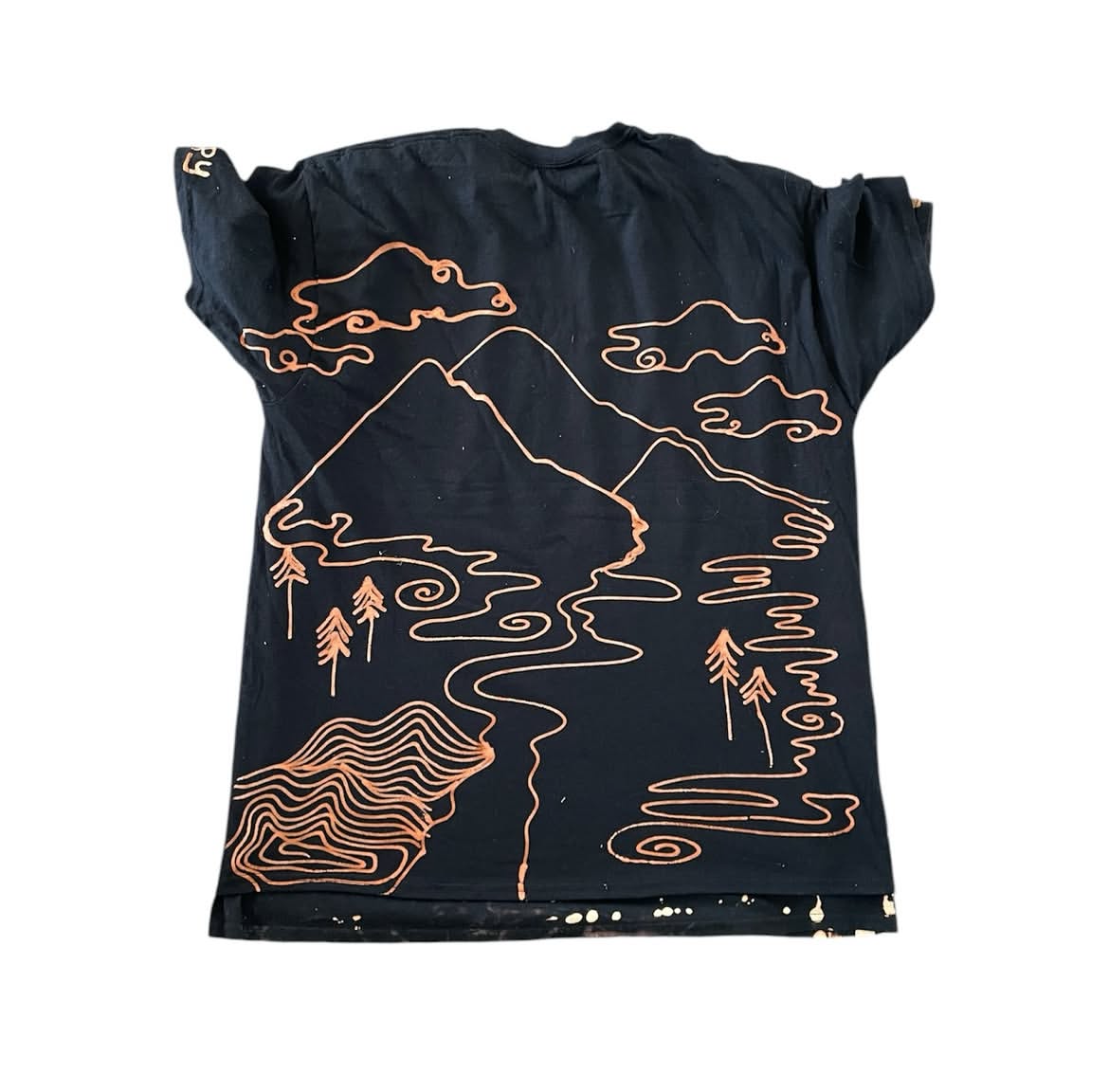 .Celestial sun moon Mountains tee