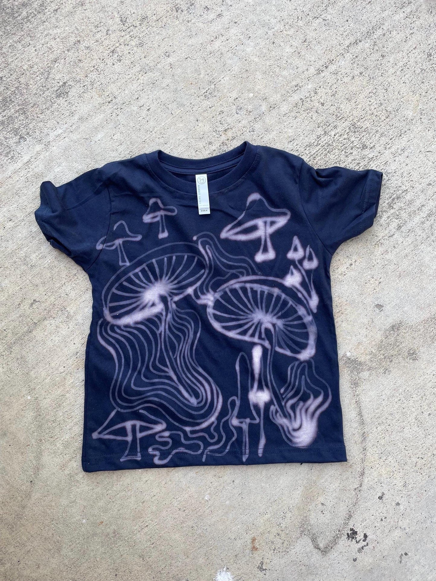Spiral Mushroom clouds baby tee