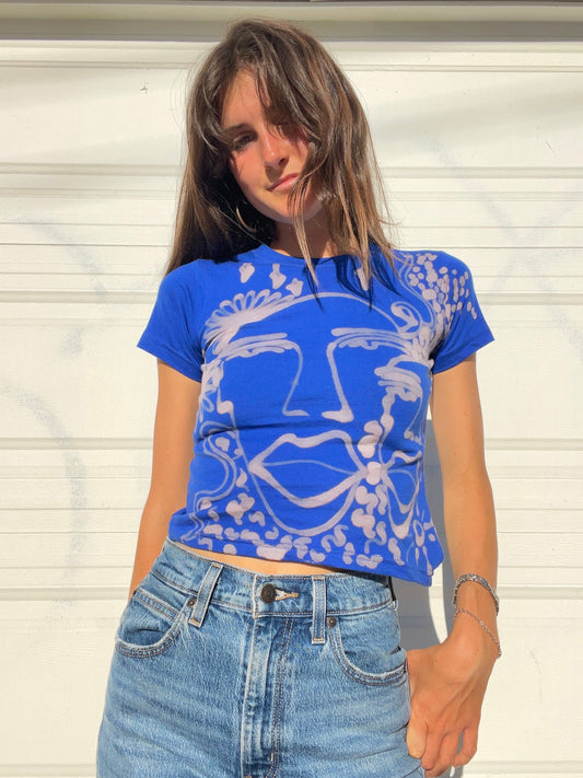 Custom faces and funky patterns colorful graphic baby tees