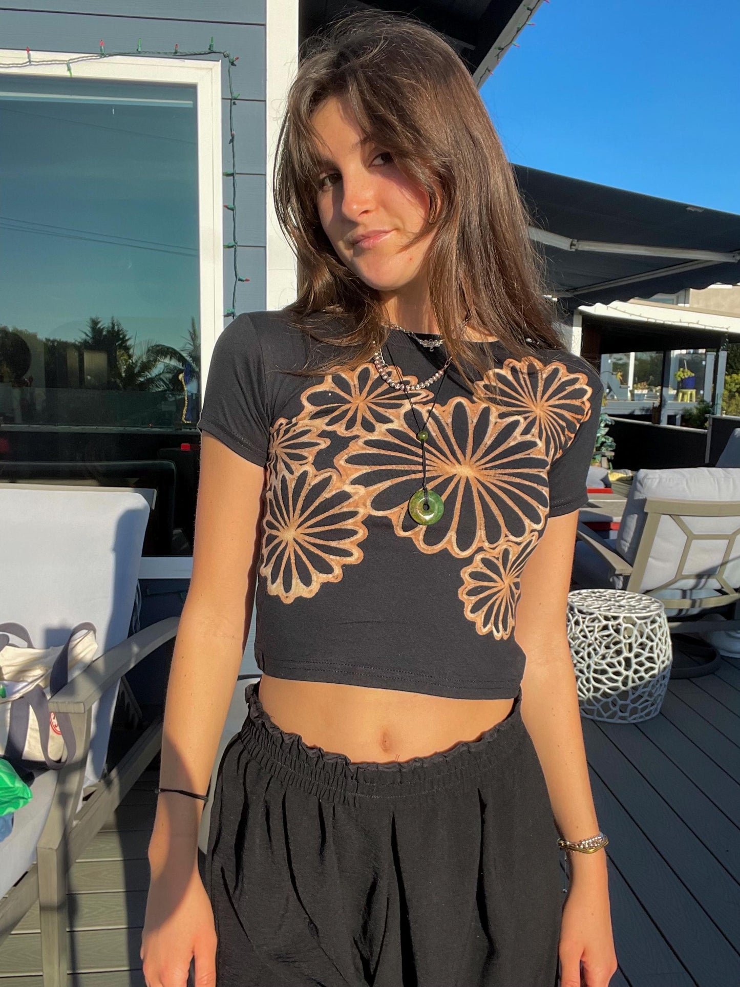 Ditsy floral baby tee