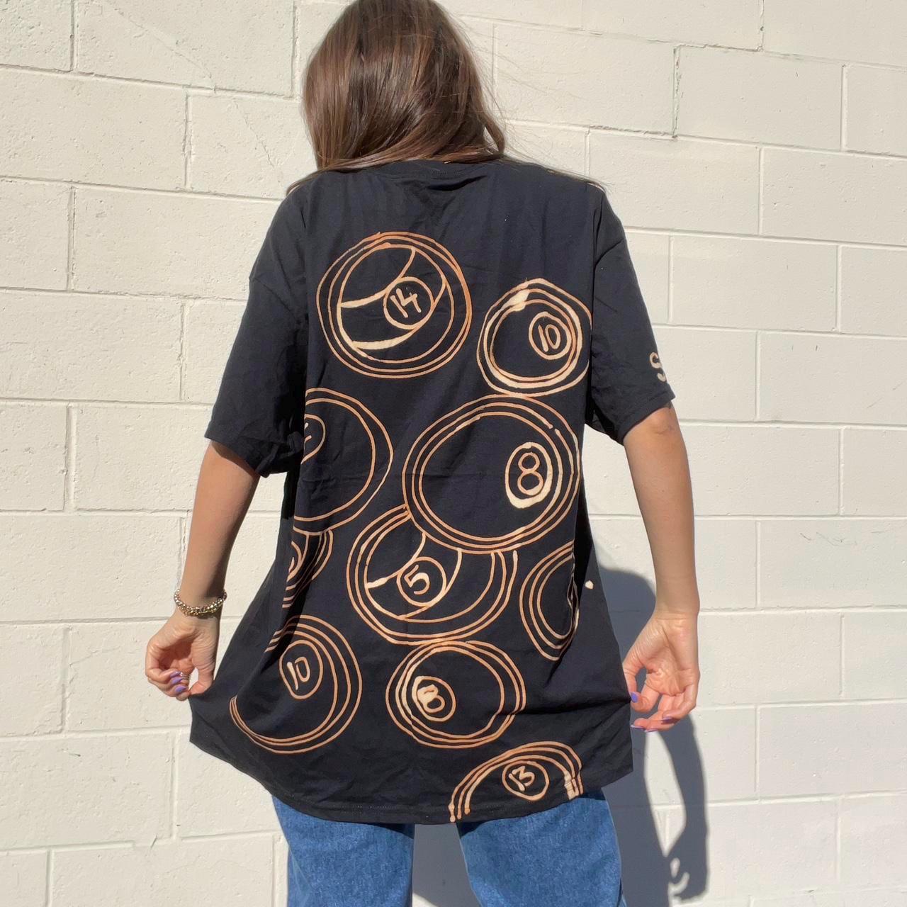 Custom 8 ball graphic tee