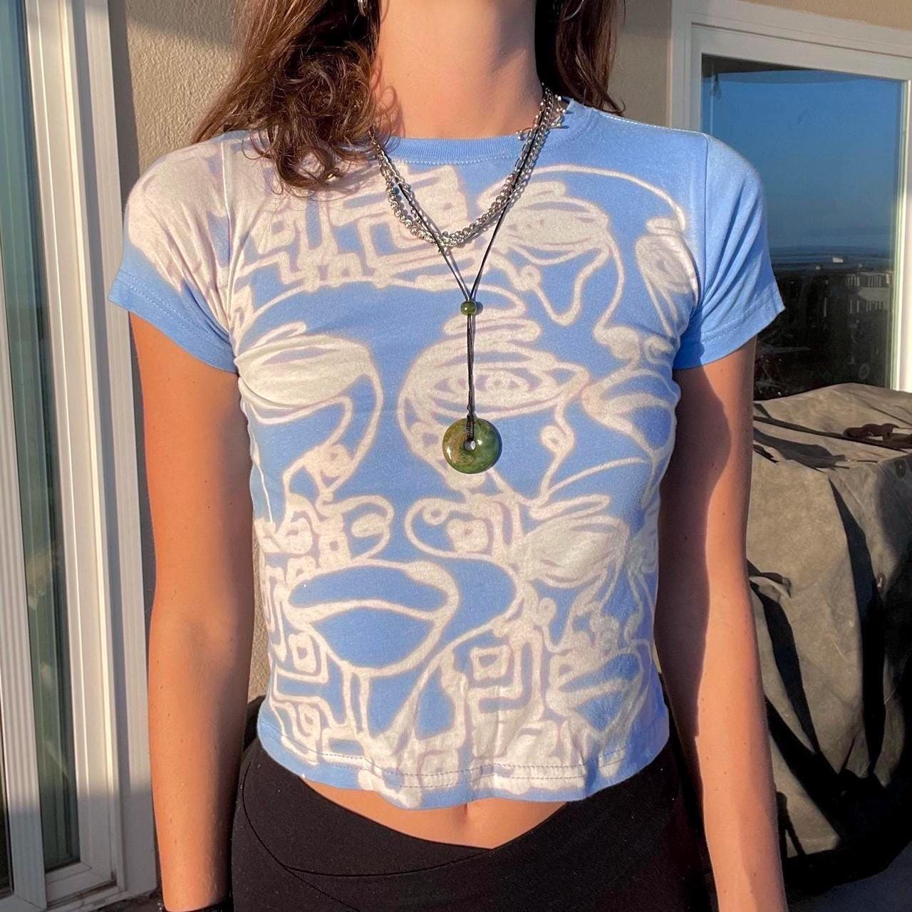 Handmade pattern baby tee