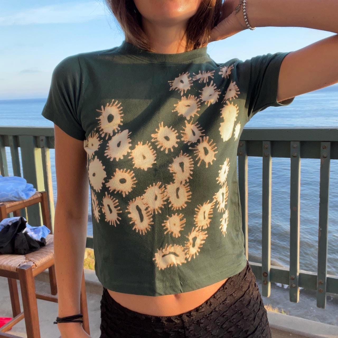Spotted daisy stars baby tee