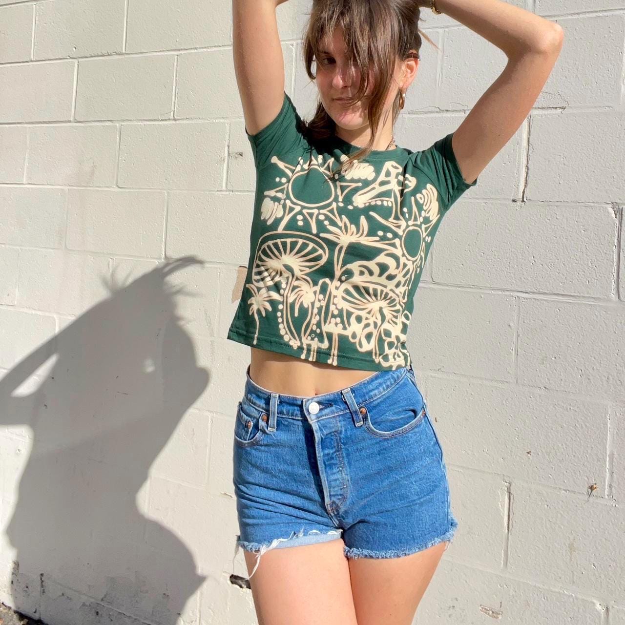 Garden celestial baby tee