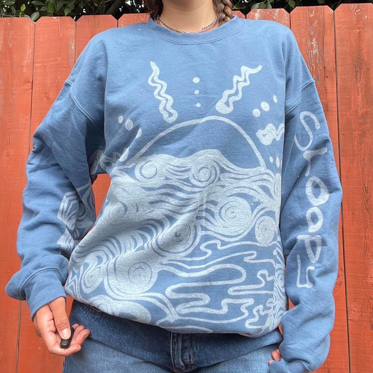 Starry night mountains and ocean sunset hoodie
