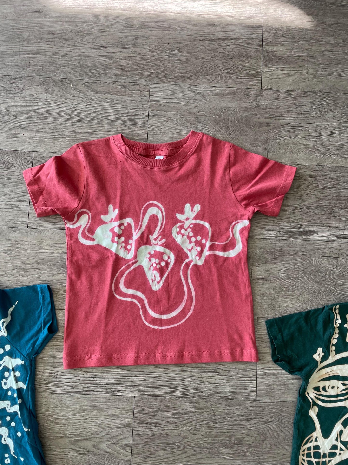 Y2k strawberry baby tee