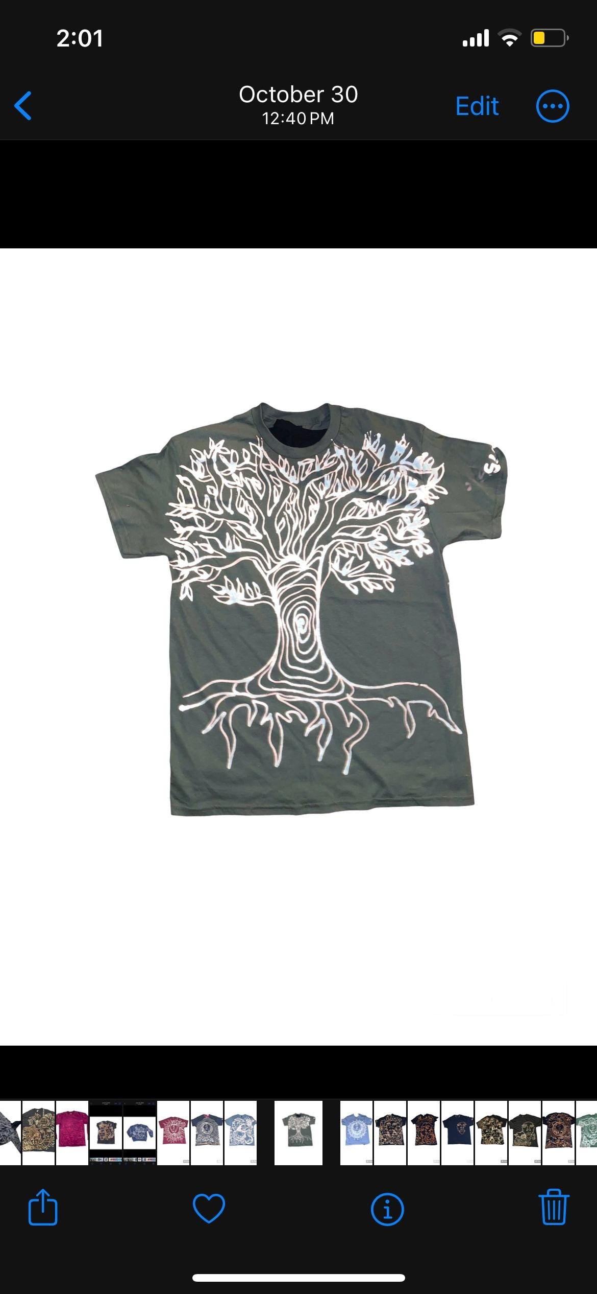 Tree of life and psychedelic sunset tee