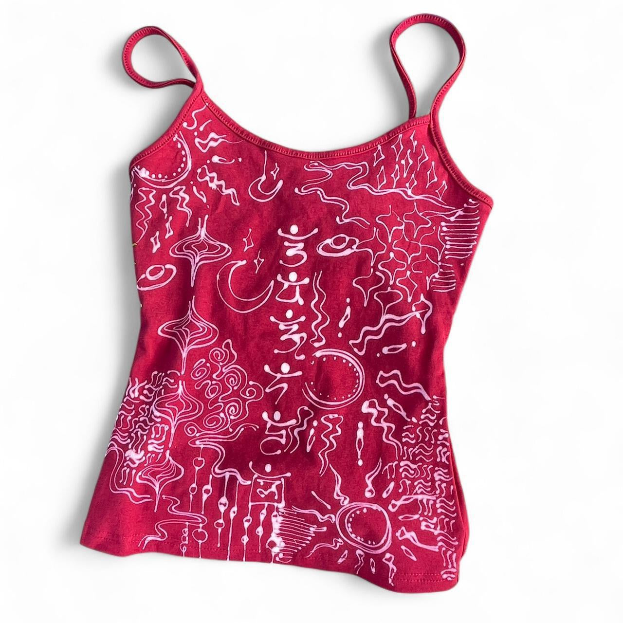 .Sun yogi mandala abstract tank