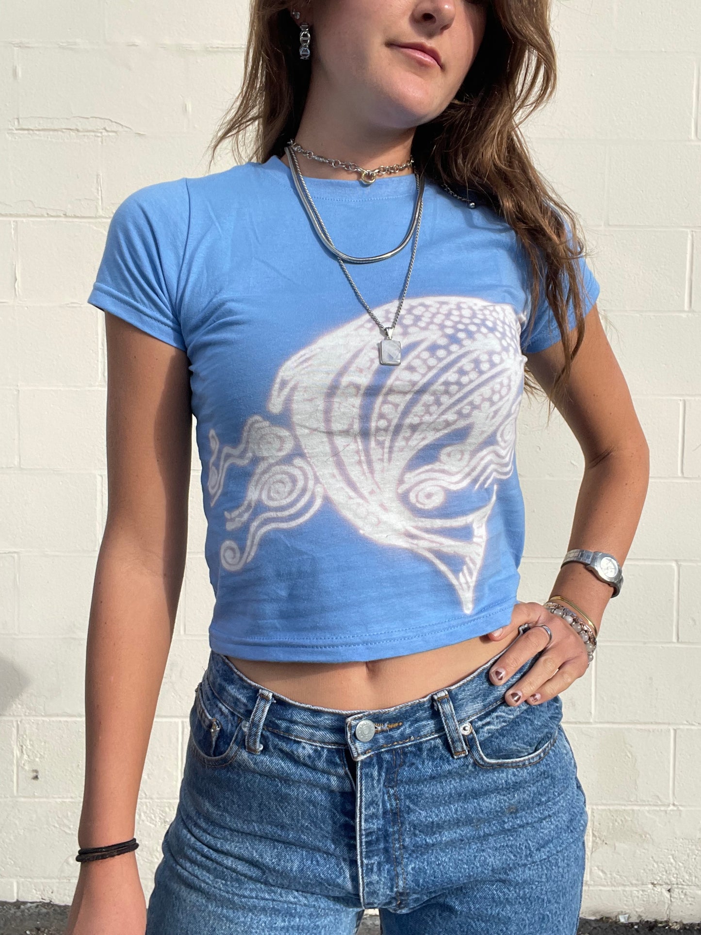 .Whale shark baby tee