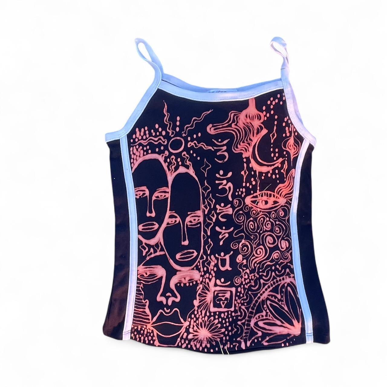 Celestial space funky tribal festival tank