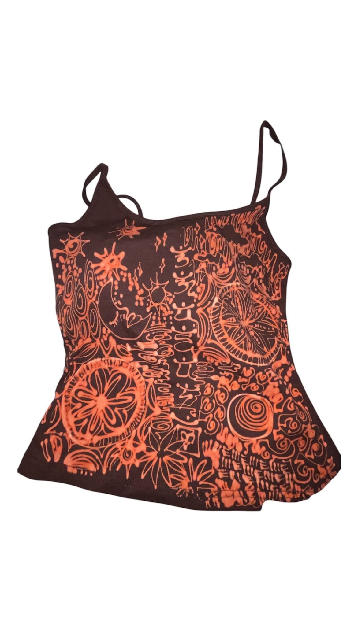 .Sun yogi mandala abstract tank
