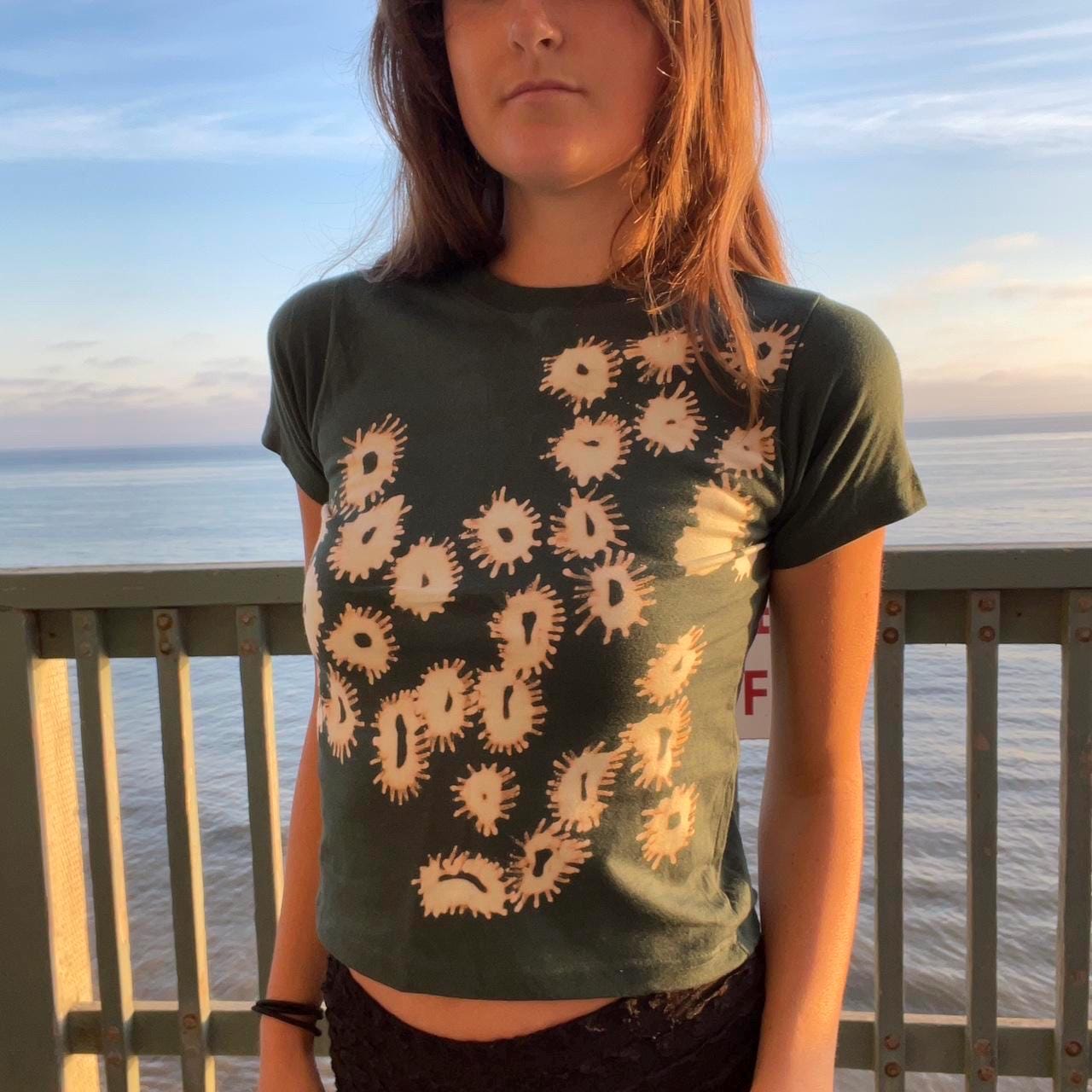 Spotted daisy stars baby tee
