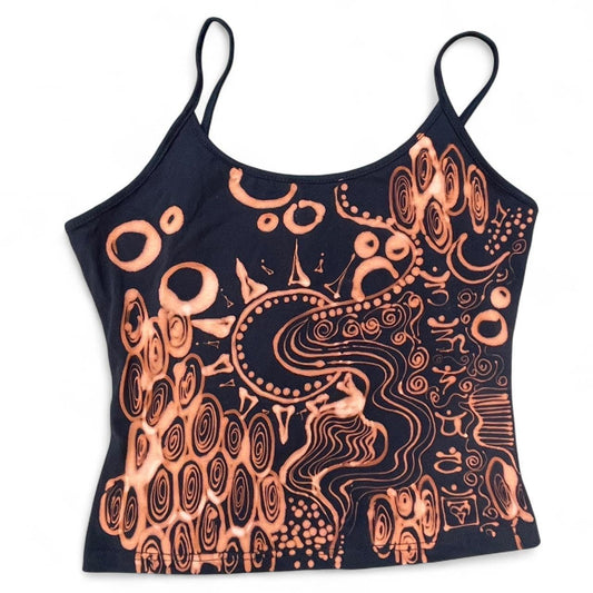 Celestial space funky tribal festival tank