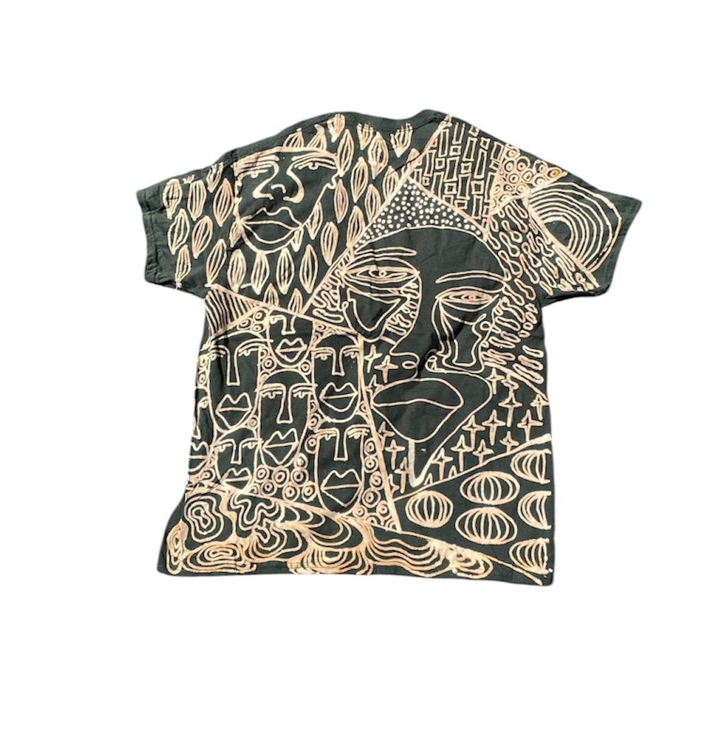 Psychedelic rave graphic tee