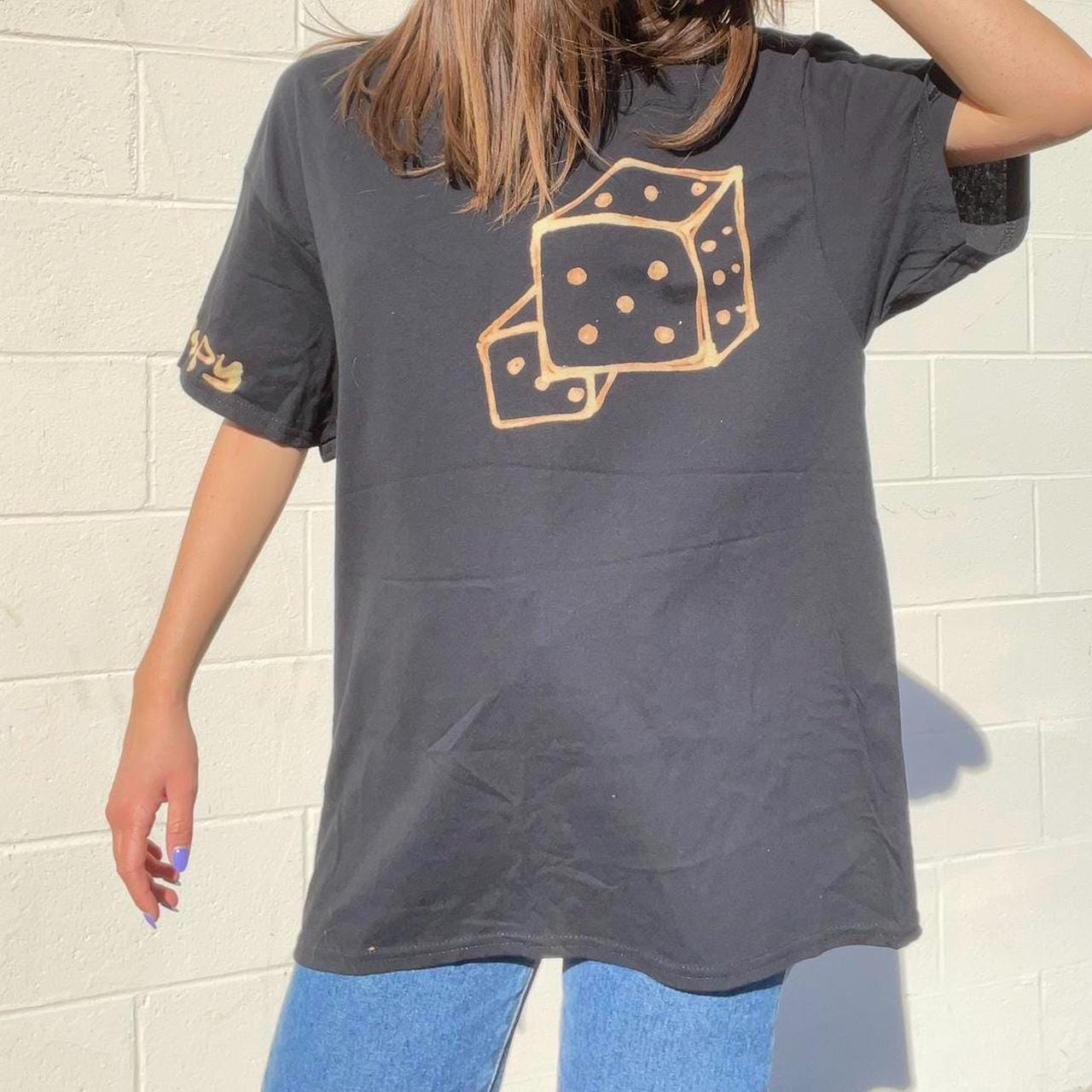 Trippy dice oversized tee
