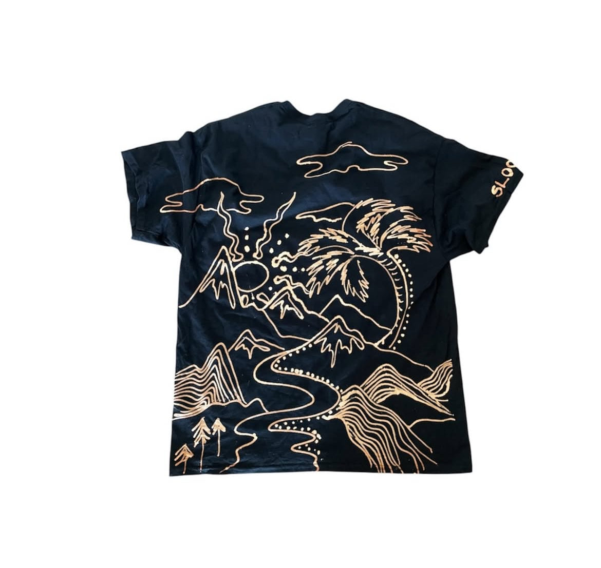 .Celestial sun moon Mountains tee