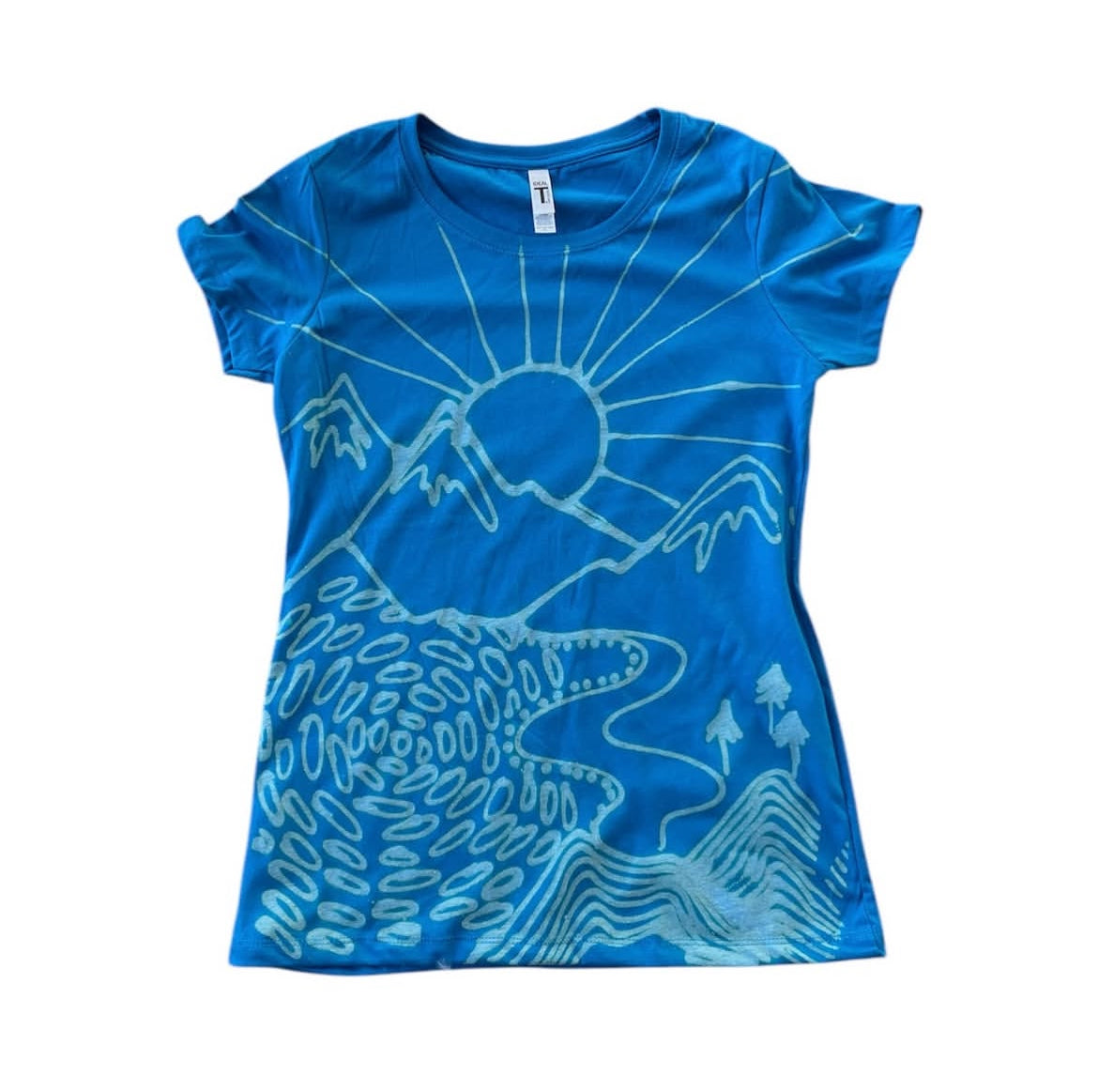 .Celestial sun moon Mountains tee