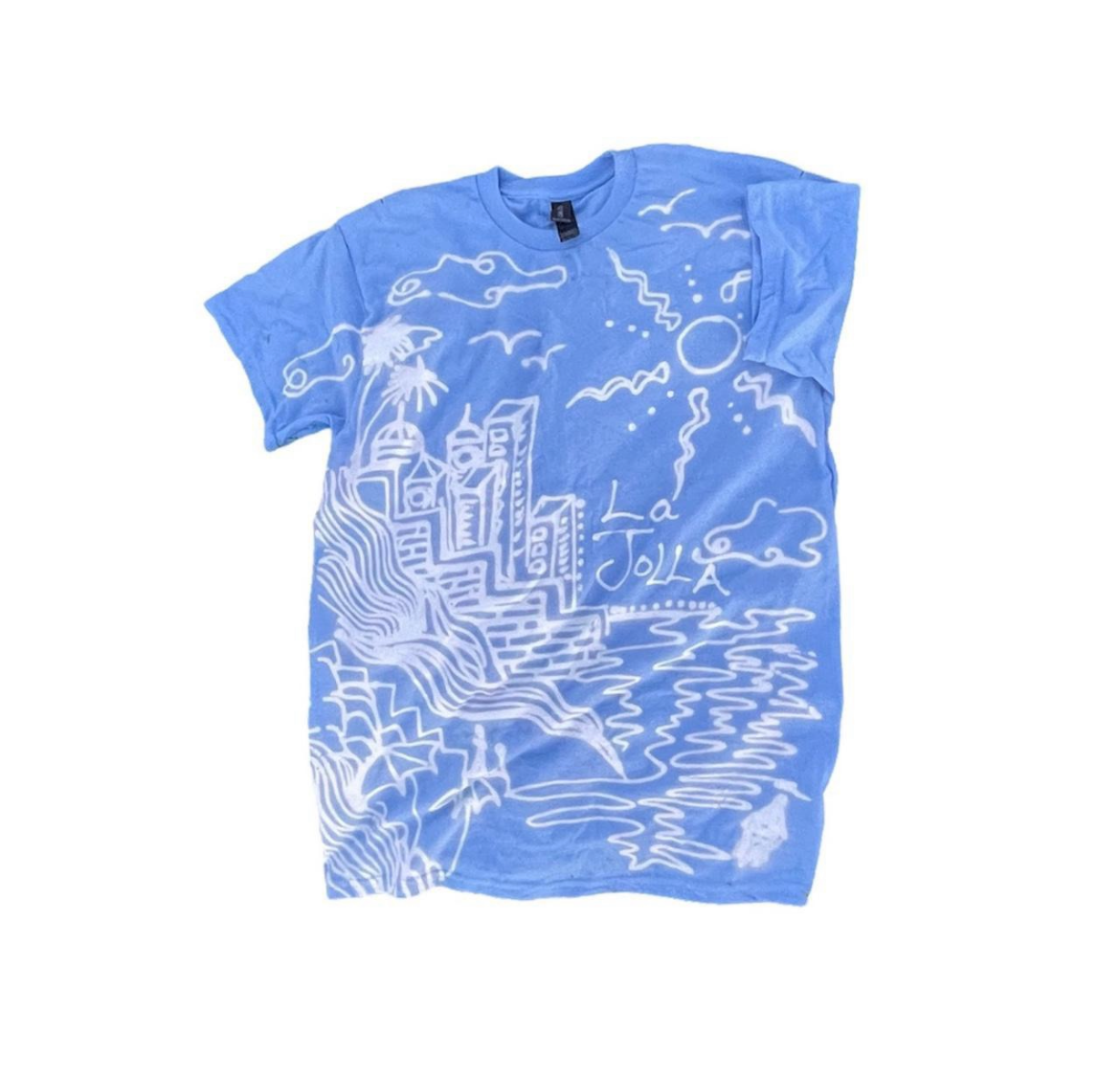 Ocean cliff skyline tee
