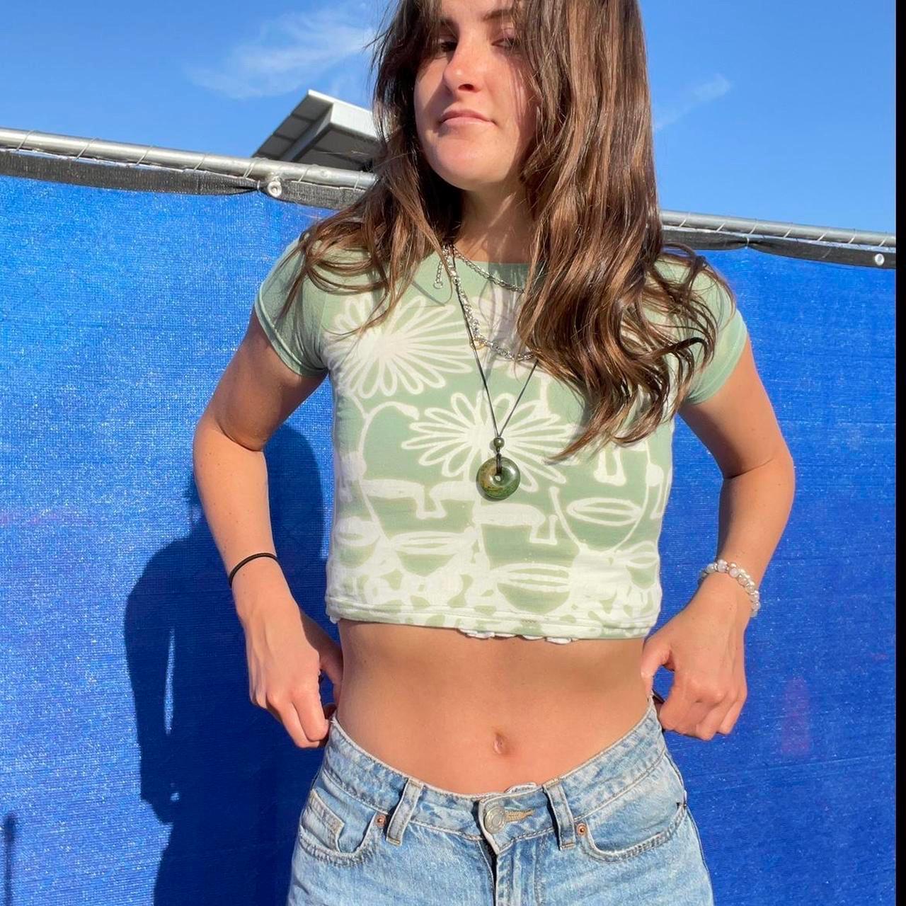 Pastel vibes bleach dye top