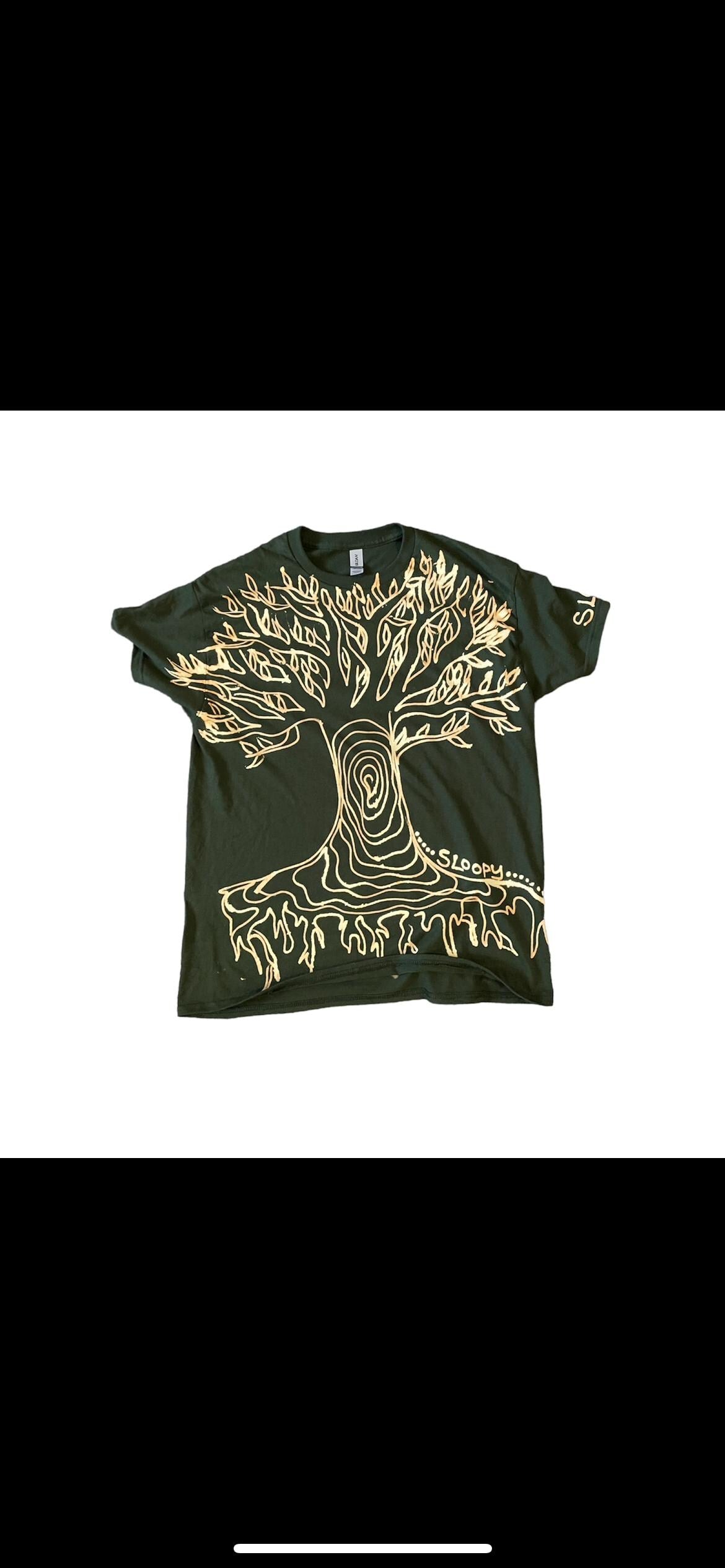 Tree of life and psychedelic sunset tee