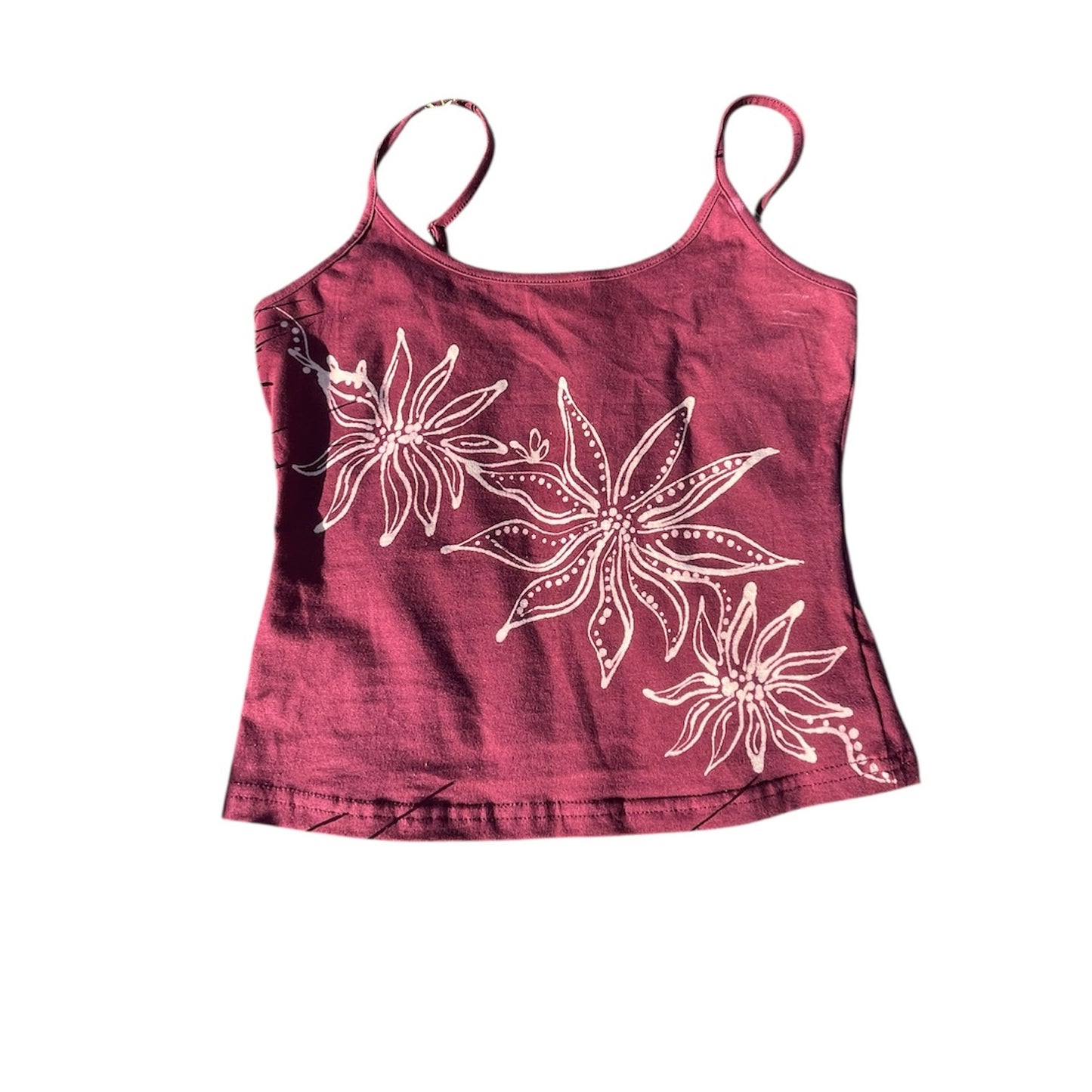 .Tropical Hawaiian flowers tank