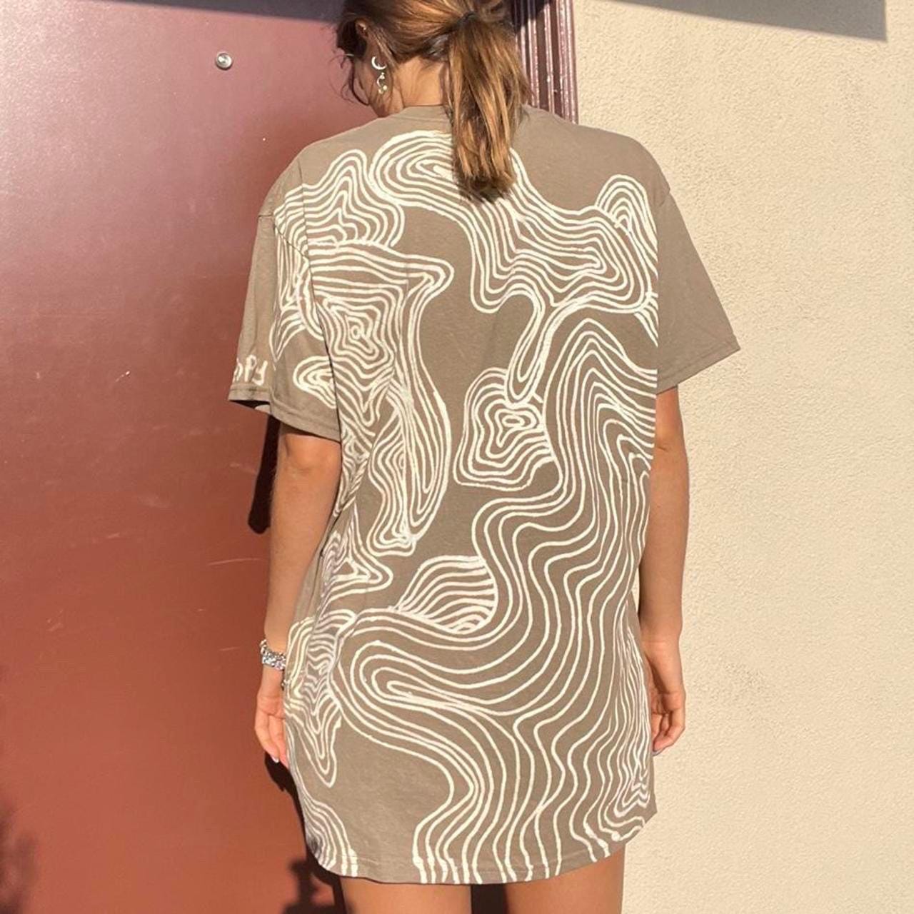Psychedelic stripes  tee
