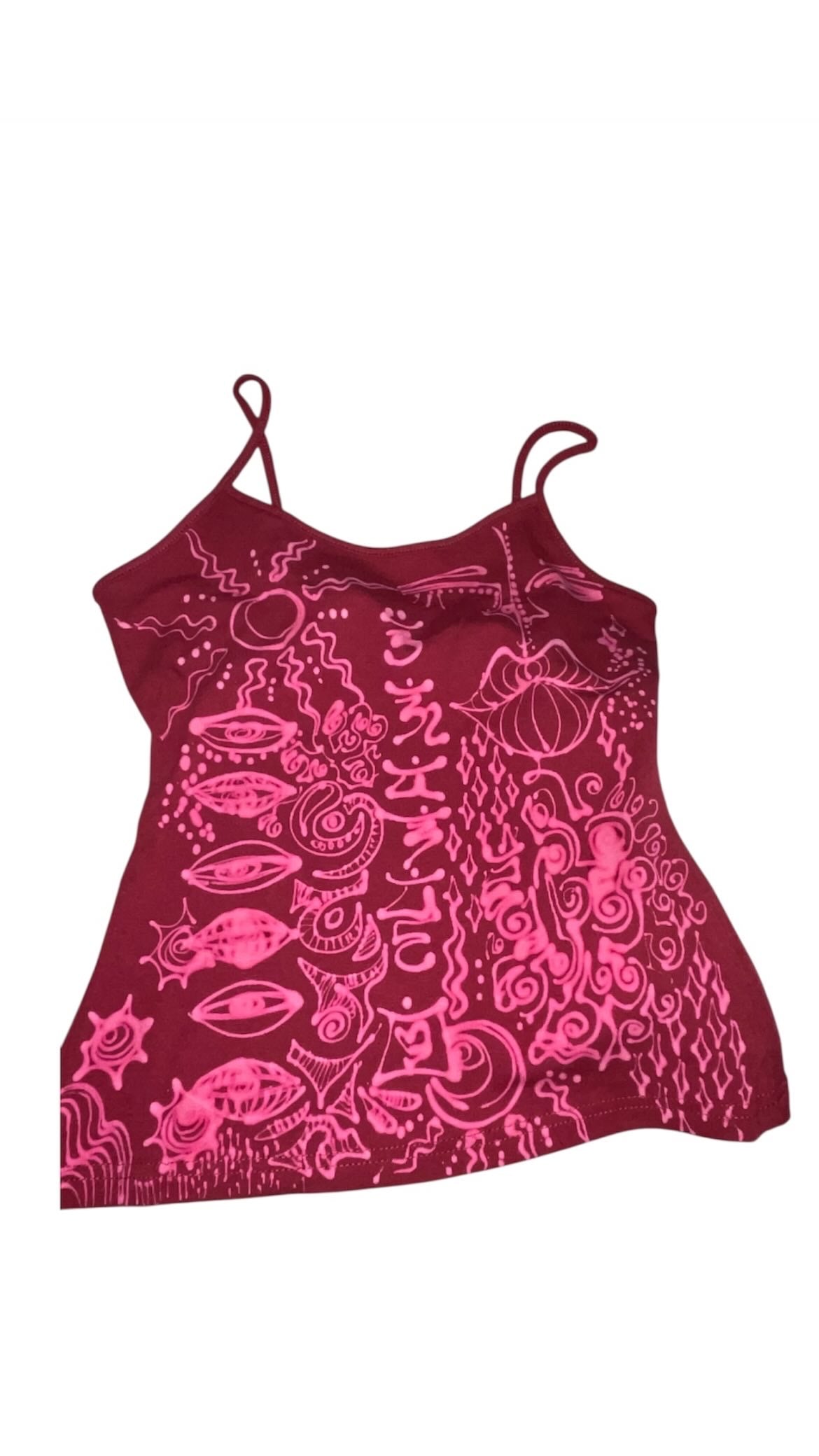 .Sun yogi mandala abstract tank