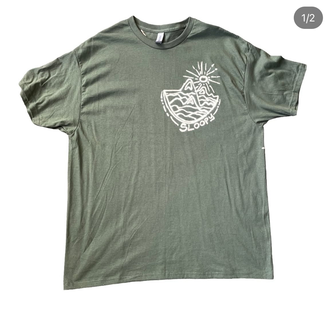 .Celestial sun moon Mountains tee