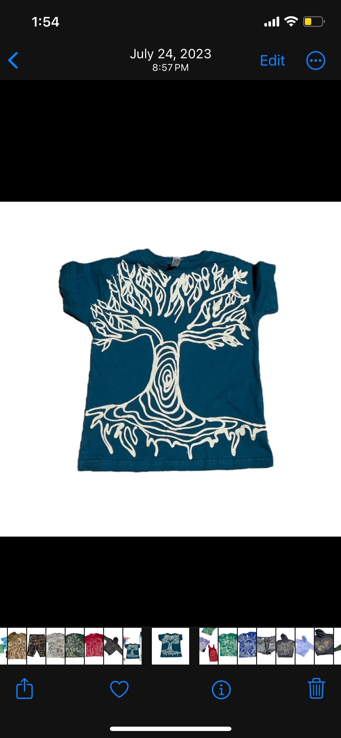 Tree of life and psychedelic sunset tee