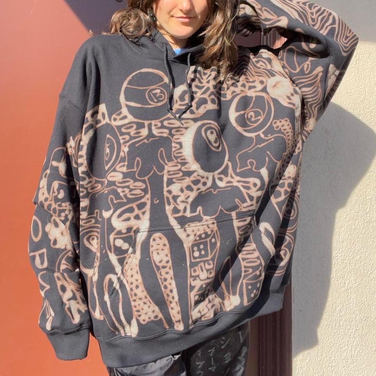 Pool heads abstract hoodie