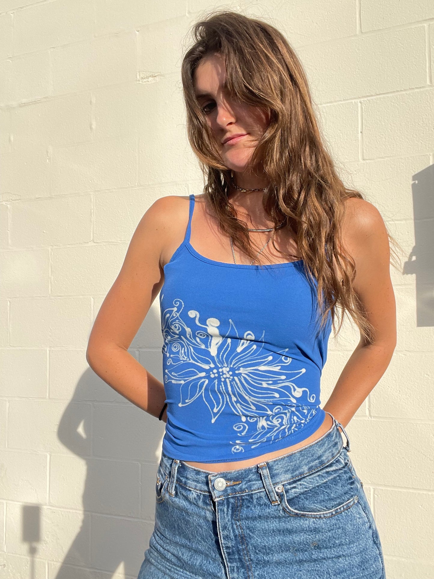 .Triple spiral flower tank