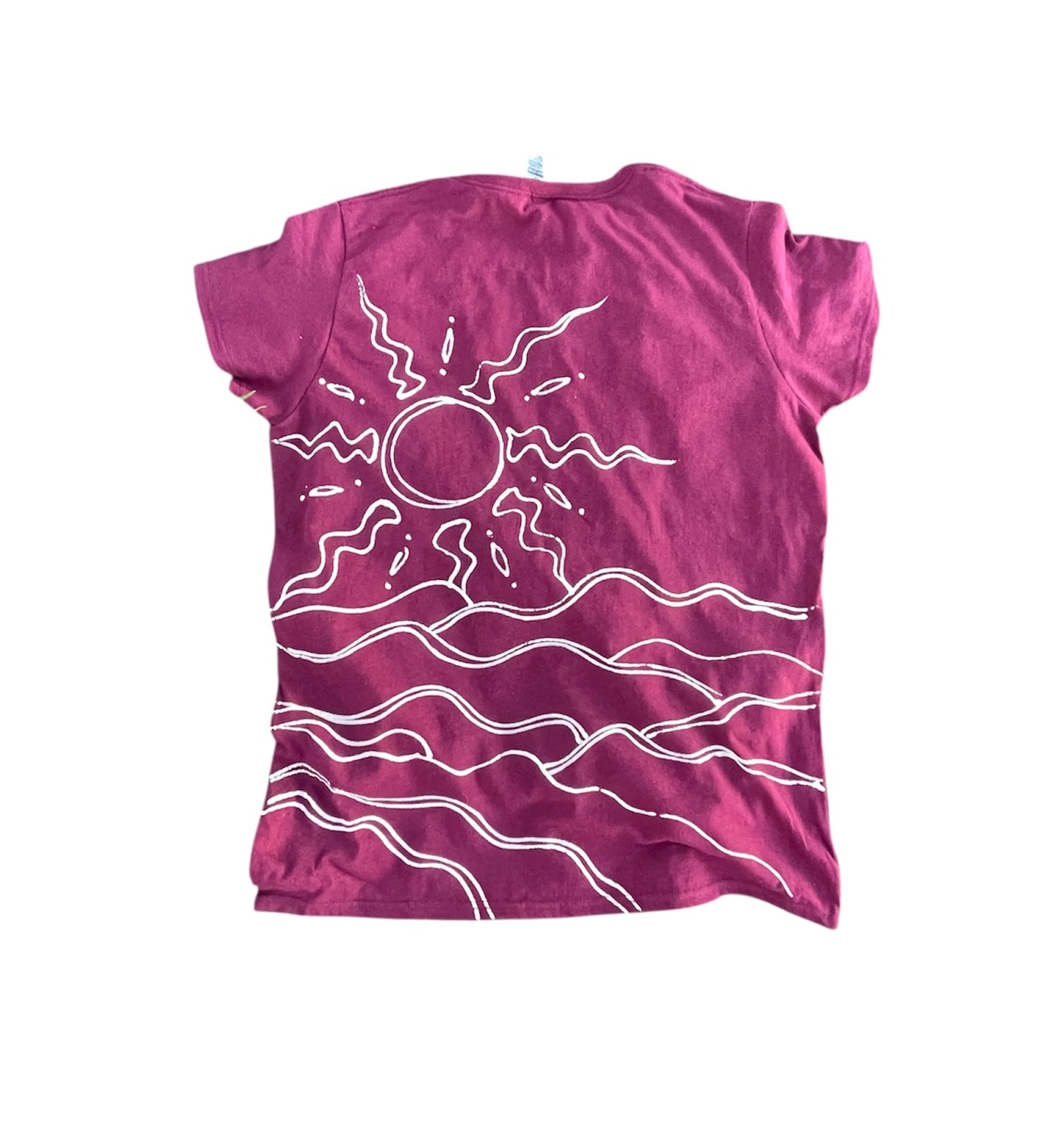 .Simple water waves sunset tee