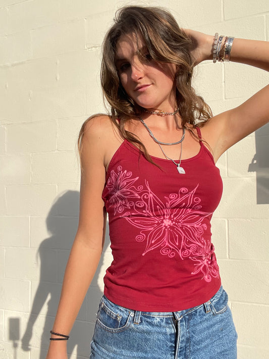 .Triple spiral flower tank