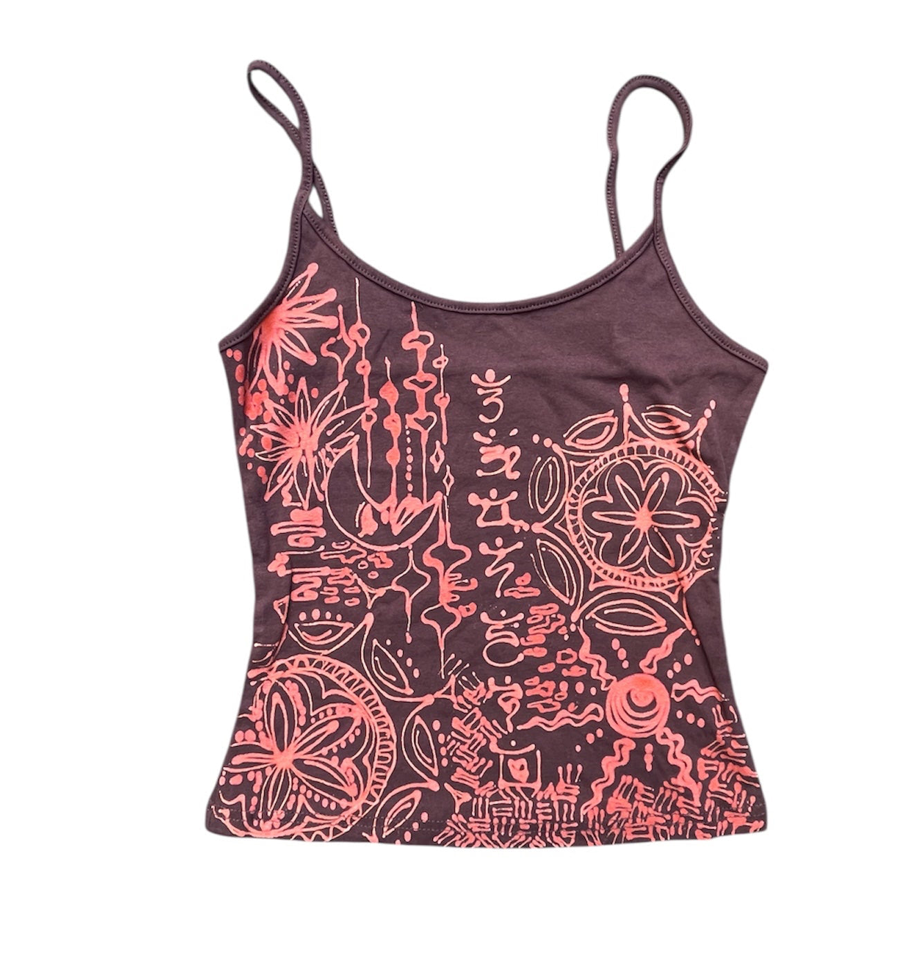 .Sun yogi mandala abstract tank